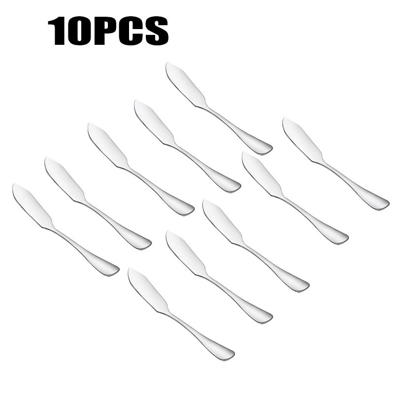6 Stück Edelstahl Buttermesser Käse Dessert Marmeladenmesser Sahne Brotschneider Küchenwerkzeuge Messer Butterstreicher