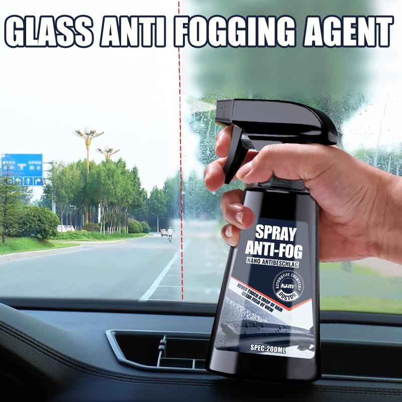 Car Glass Anti-Rain Spray Auto Water Repellent Coating Agent Waterproof Rainproof Anti-fog Glass Cleaner Auto Windshield Clear