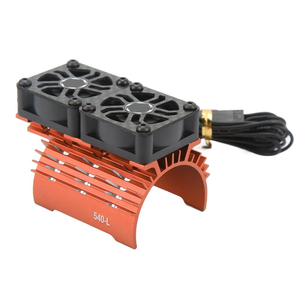 36mm RC Motor Fan Cooling Heatsink 28000RPM 8.4V with Dual Fans RC Brushless Motor Heatsink Cover