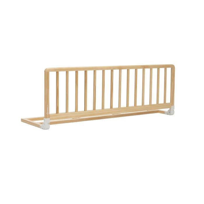 Modifier : SAFETY 1ST Wooden Bed Rail 110 Cm, Wooden Bed Barrier, 18 Months-5 Years, Tilting, Easy To Fold, Auto-Locking, Wood