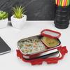 Insulated Stainless Steel Lunch Box For Work Or School With Veg Box Insert And Leak-Proof Lid