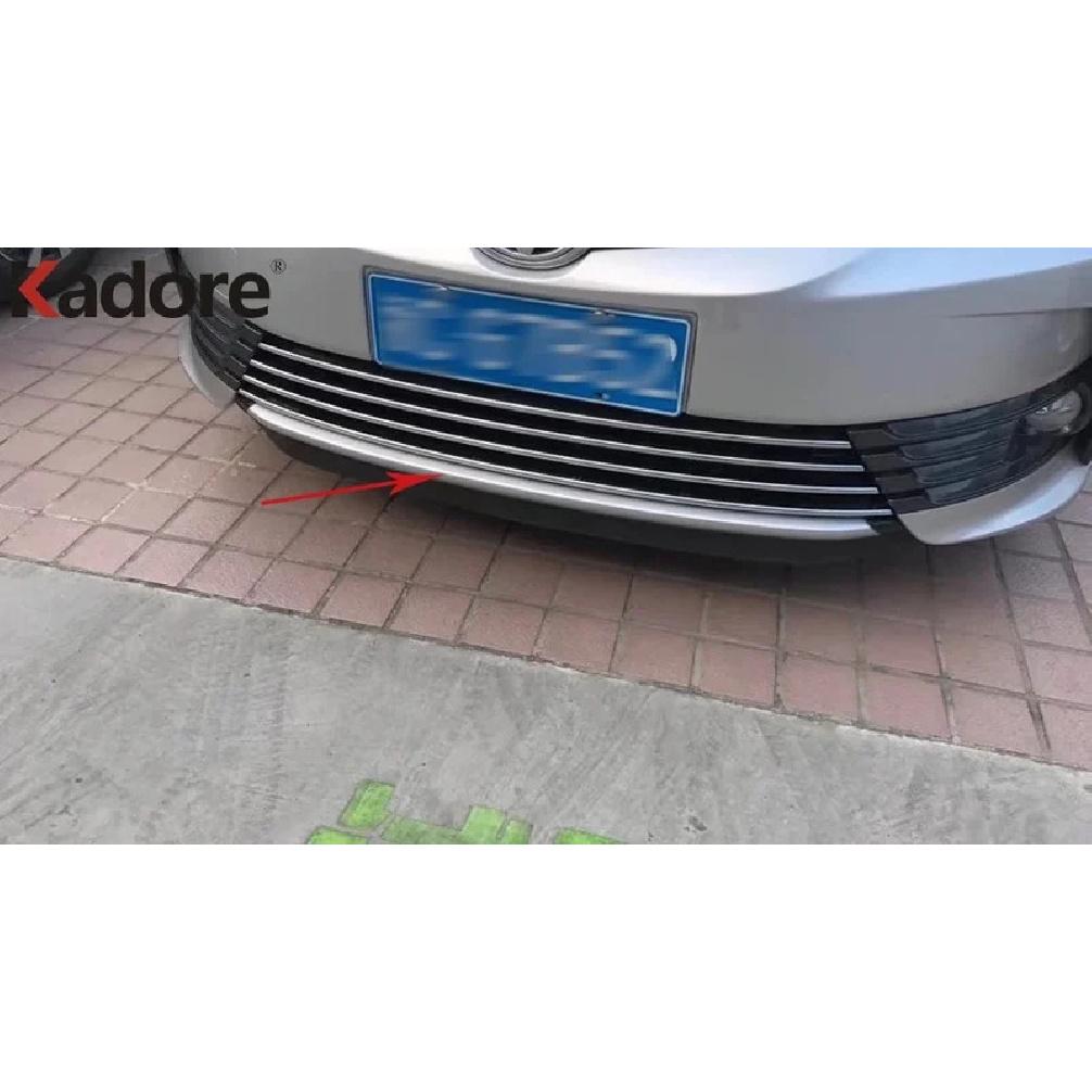For Toyota Corolla 2017 2018 Facelift Chrome Front Bottom Bumper Cover Trim Lower Grille Lip Molding Garnish Strip Accessories