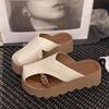 Retro Bag Head Half Slippers Women's Outer Wear 2025 Summer New Muffin Thick Bottom Heightening Versatile Lazy Fashion Cool Slippers