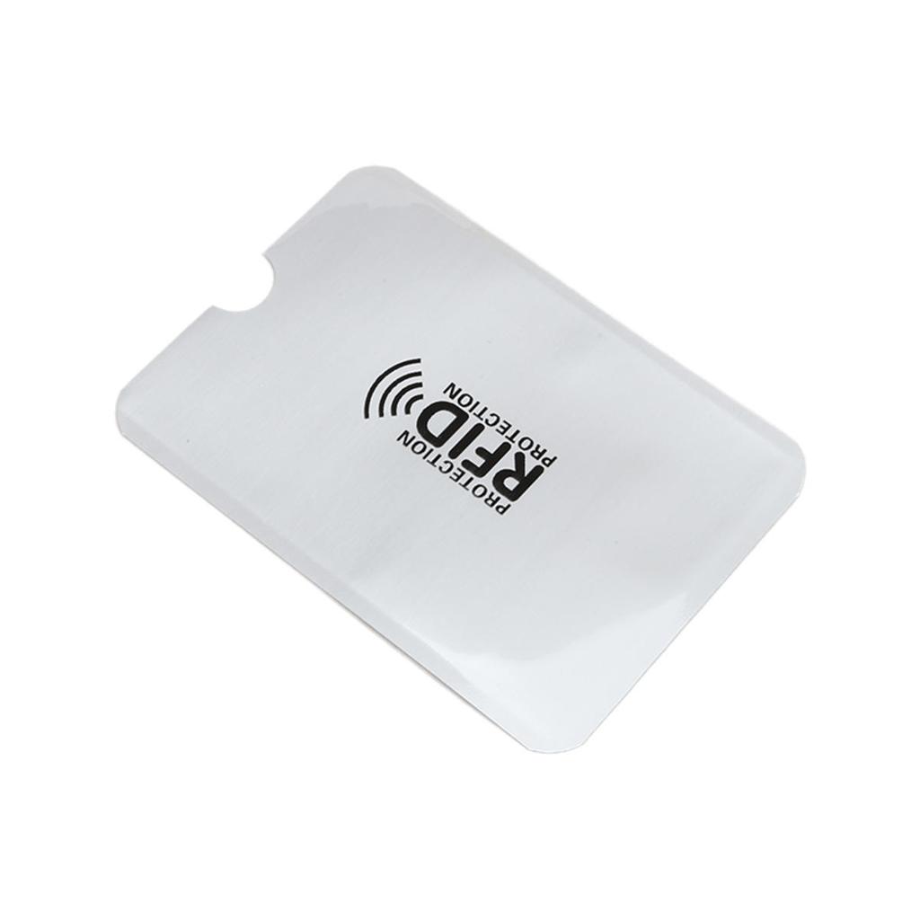 RFID Blocking Credit Bank Card Sleeves Protector Aluminum Foil Anti-Scan Card Holder Access Control Card Keeper Case
