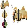 Demon Slayer Kimetsu No Yaiba Vibrant Soft Zipper Up Hoodie For Comfort