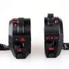 Pair Left & Right Motorcycle Switch Controller Left and Right Handlebar Switch Multifunction Head