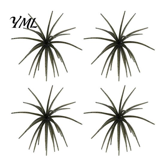 Elastic Soft Baits for Saltwater Floating Sea Urchin Lures, Highly TPE Bionic Fishing Baits, Finesse Lures Weed Lines Flexible Realistic Tentacles