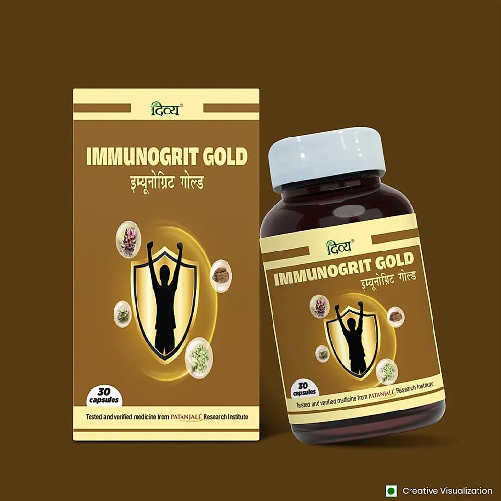 Patanjali Divya Immunogrit Gold Capsule 30 N 18gm