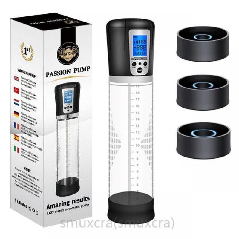 Automatic Electric Vacuum Pump Thicken Penis Enlargement Enhancer Penis Sucker Sex Toys for Male Masturbate Pressure Training 18