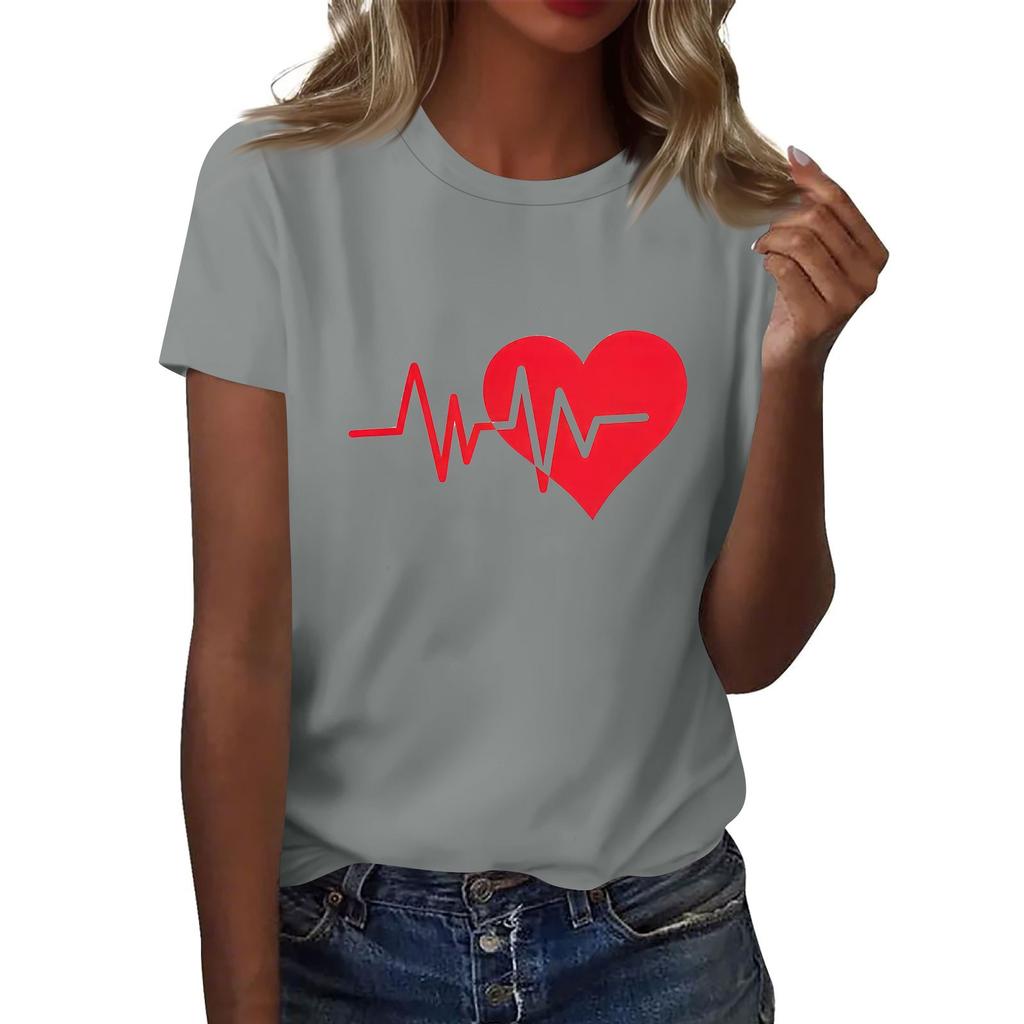 Ženy Krátký rukáv Pevné Sexy Roztomilé tričko Slim Fit Upnuté tričko Crop-Top