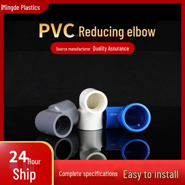 PVC 90° Reduzierbogen Wasserrohrverschraubung