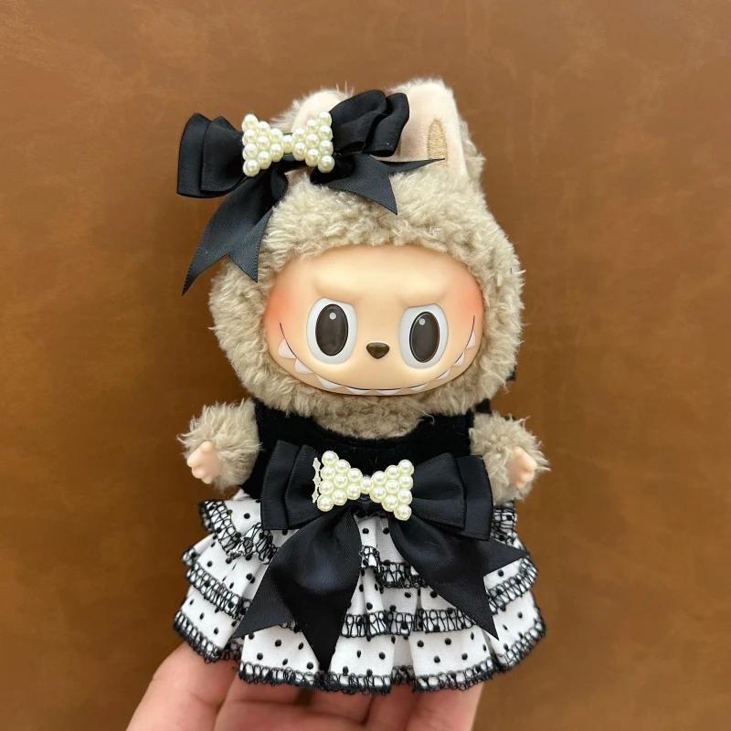 17cm Labubu Doll Accessories Clothing Suitable for V1 V2 V3labubu Fashion Personality Cute Toy Birthday Gift