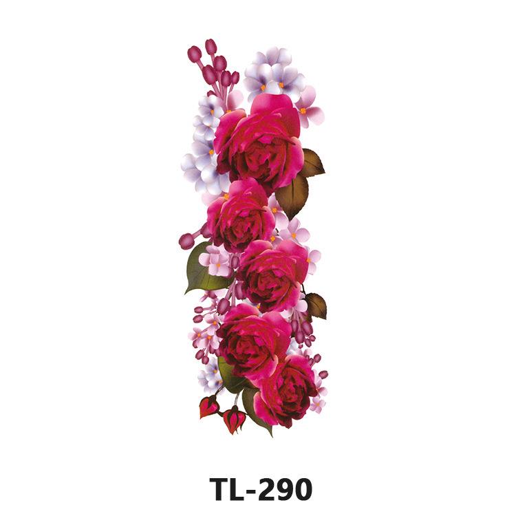 Waterproof Temporary Rose & Floral Tattoos for Women – Long-lasting & Colorful Designs