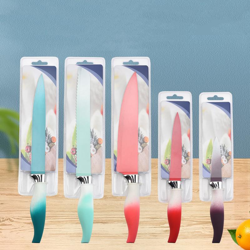 5Pcs Knife Sets Kitchen Knives Set Chef Knives Kitchen Bread Slicing Knife Fruit Boning Cutter Serrated Meat Knife