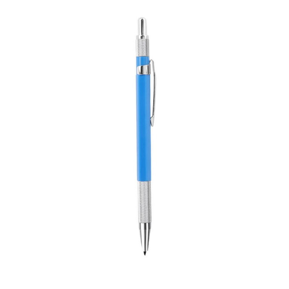 26 Pcs Marker Welders Pencil Metal Mechanical Pencils Silver Round Refills  Woodworking