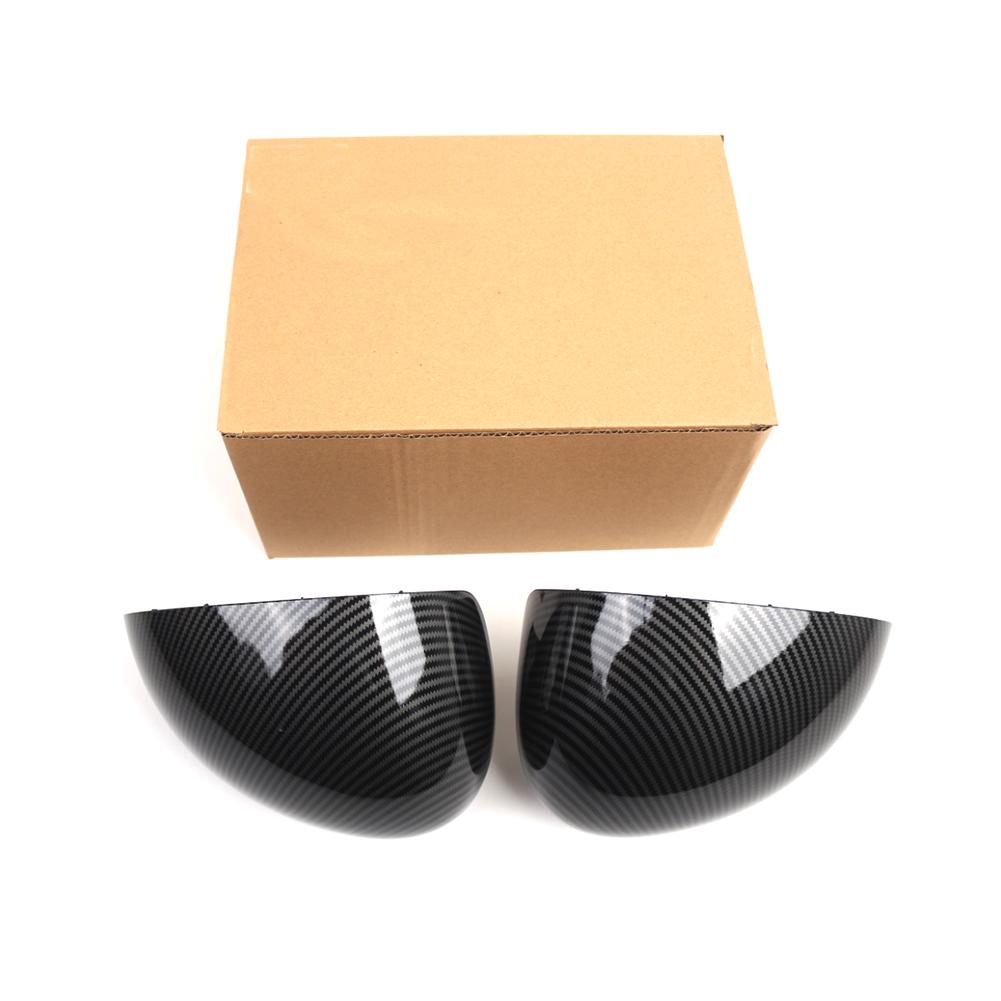 Car LHD Carbon Pattern Side Mirror Cover For Mini Cooper F54 F55 F56 F60 L+R 14-19 Side Wing Rearview Mirror Cover