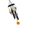 Vintage Chicken Wind Chime Metal Sunflower Chicken Wind Chime Outdoor Indoor Hanging Wind Chime for Garden Porch Terrace Farmhouse