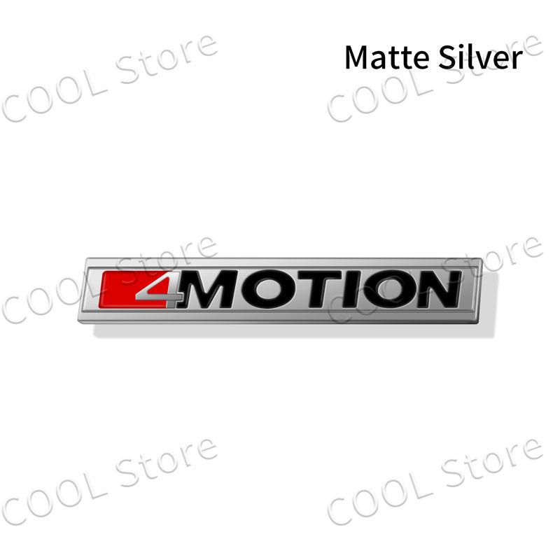 AABIP1 3D Car 4motion Emblem Logo Trim Front Hood Grille Badge Rear Trunk Sticker For VW Volkswagen Polo Golf Passat Jetta Accessories