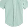Polo Ralph Lauren Solid Color Logo Embroidered Single-Breasted Short Sleeve Shirt Kids shirts Green 323905297-001
