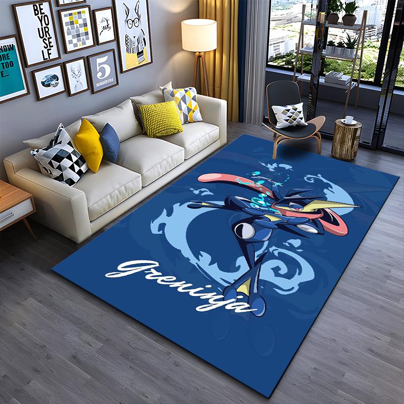 

Gible Ninja Frog Ash Ketchum Printed Non-slip Flannel Carpet, Machine Washable, Soft Carpet for Home Decoration in Living Room and Bedroom 40x60cm( 15x23in )