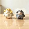 3D Sheep Shaped Silicone Mold Reusable Easy Demolding Non-Stick for Homemade Scented Candles Chocolate Soap Baking Crafts