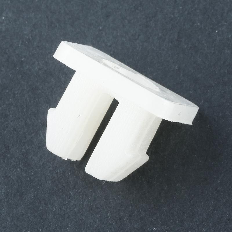 50Pcs Car Universal Fender Bumper Door Side Skirt Fixing Clip White Plastic Push Rivet Fender Clip For 5mm Hole Car Accessoires