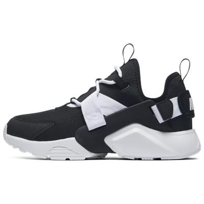 Air Huarache City Low Black Black White Women's Nike AH6804-002