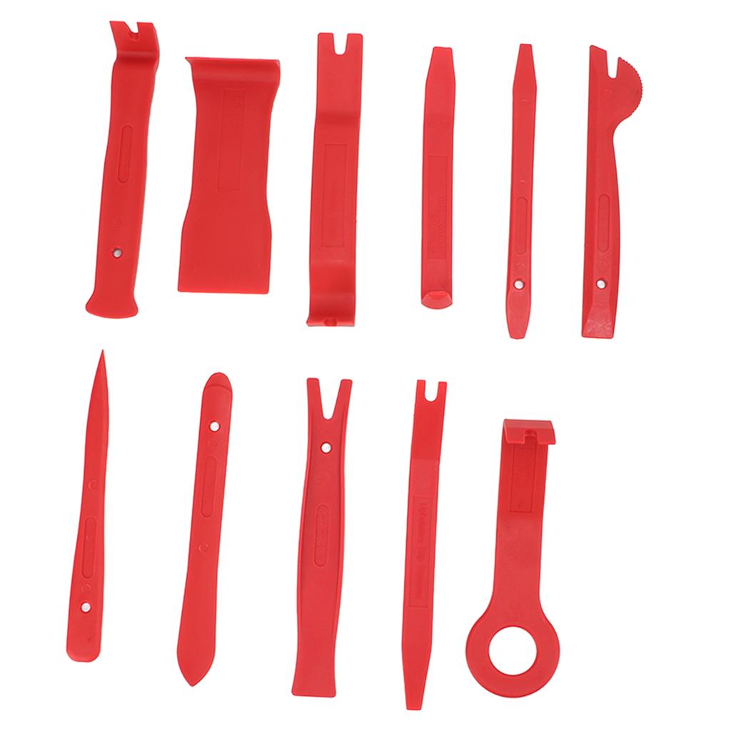 11PCS Trim Removal Tool Set Ergonomic Scratch Proof Lossless for Car Audio Radio Door Panel Repairing
