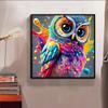 New Arrival 5D DIY Full Circle Diamond Painting "Colorful Owl" Embroidery Cross Stitch Home Decor Gift