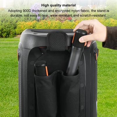 Mic Organizer Bag Microphone Carrying Case Microphone Storage Bag for JBL PartyBox Wireless Microphone Accessories