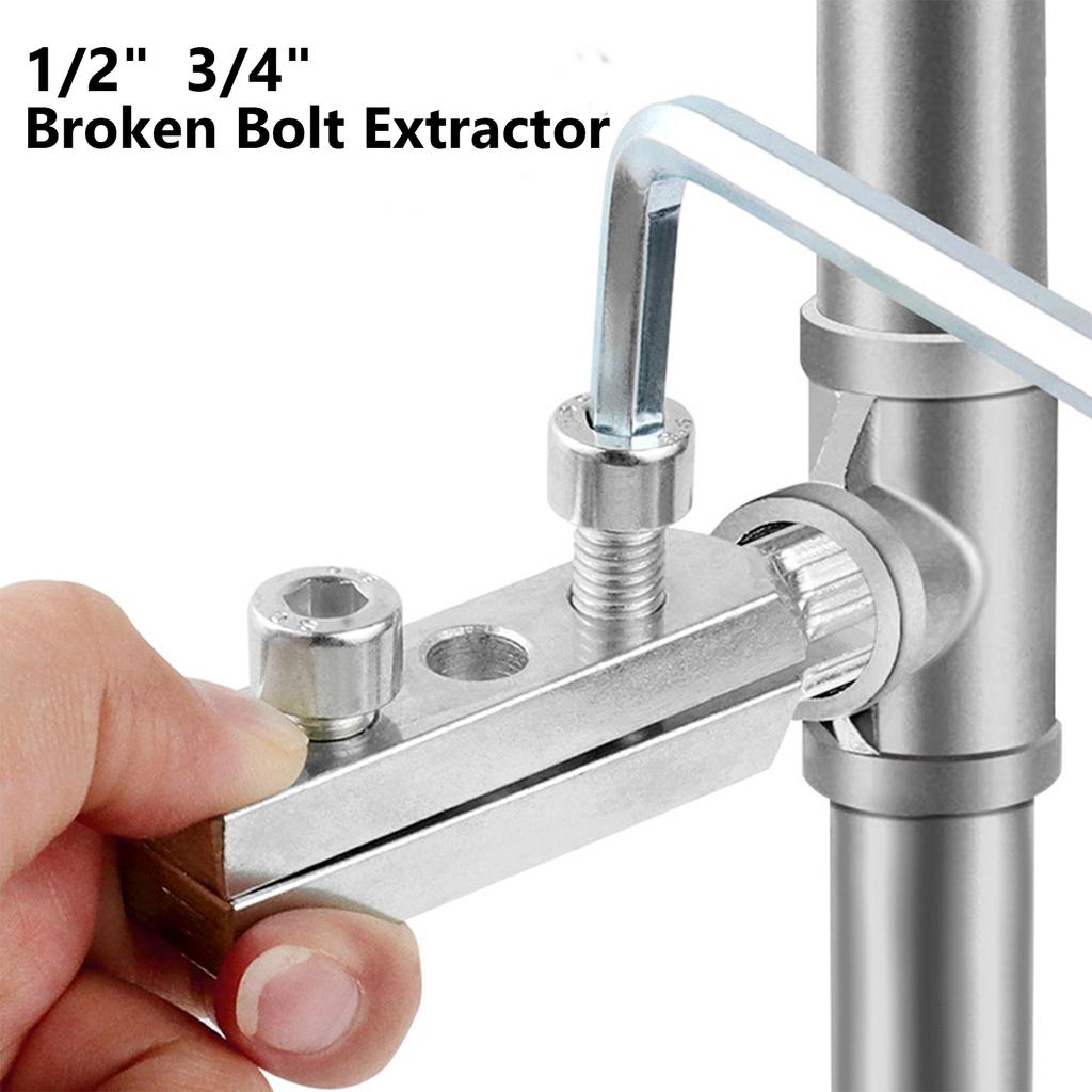 Universal Faucet Valve Screw Extractor Set Adjustable Broken Screw Remover Tool for Pipe Repair In Kitchens & Bathrooms