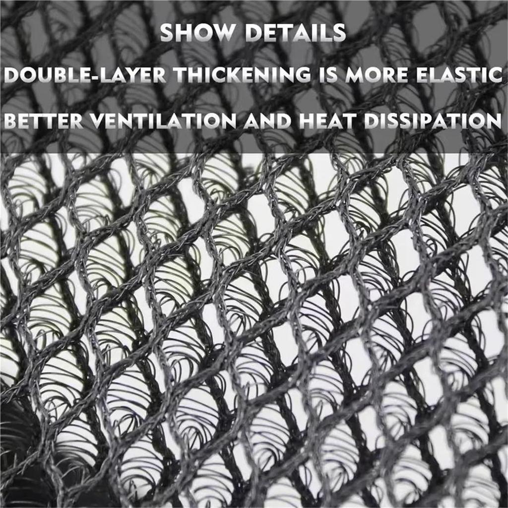 Motorcycle Mesh Seat Covers Insulated Fabric Breathable Anti-Slip Seat Covers Fit for Suzuki Bergman 200 AN200 Seat Kit