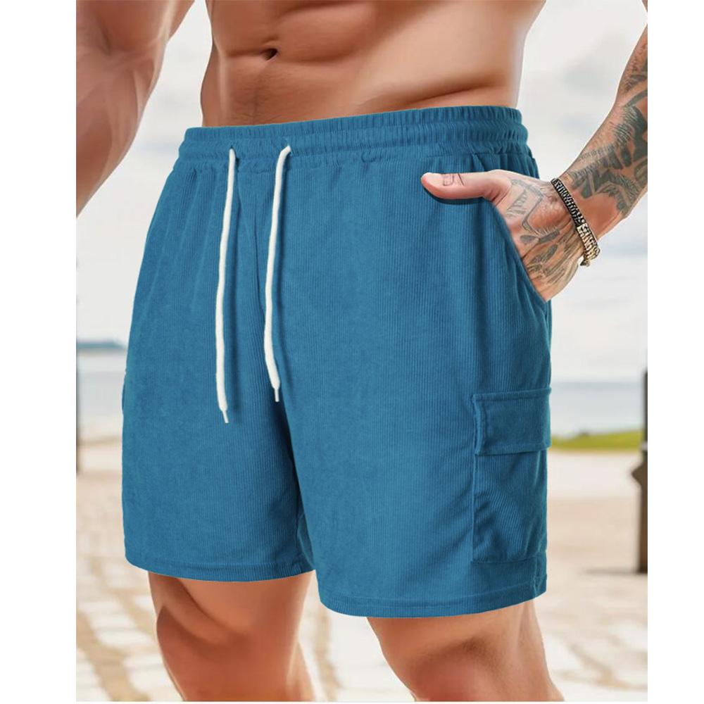 Летние повседневные шорты для бега на шнурке — фото 3