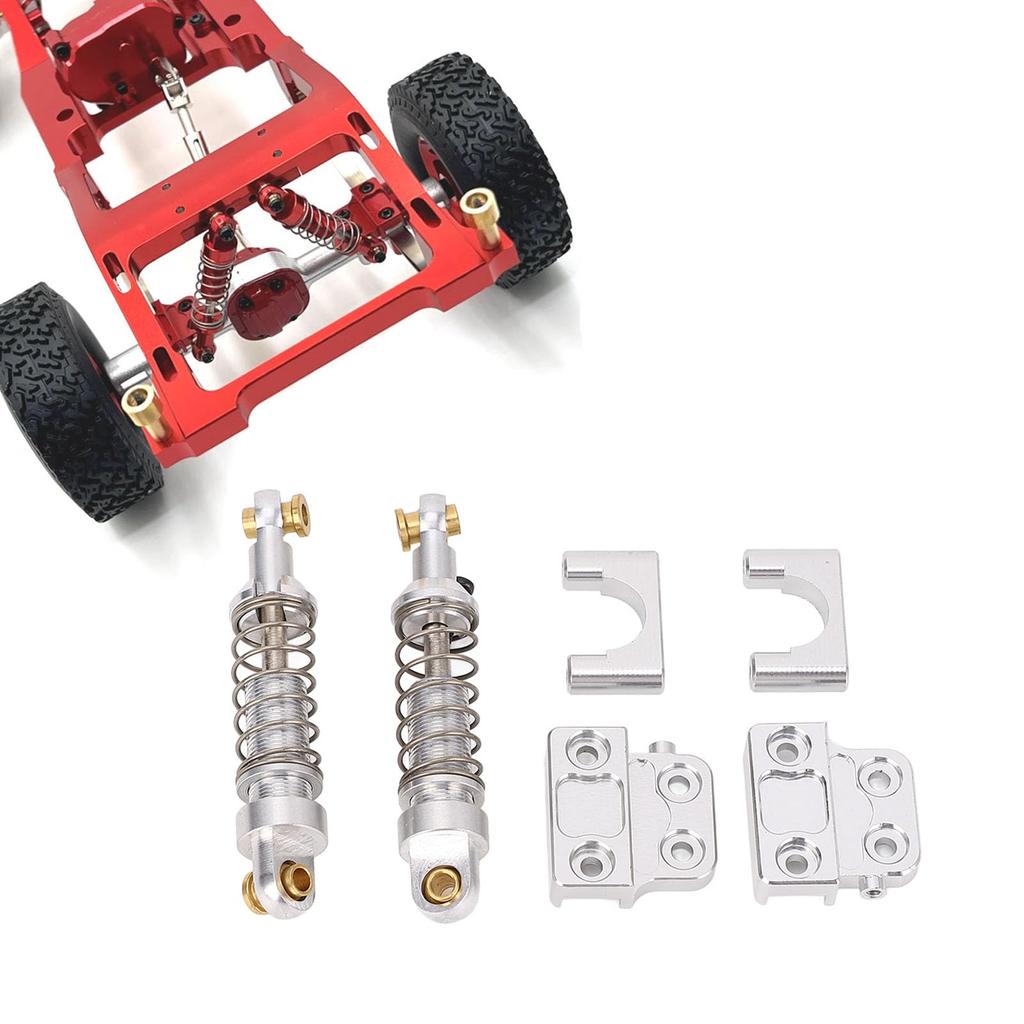 Ongwan RC Rear Shock Lightweight Aluminum Alloy RC Rear Shock Compatible with MN82 LC79 MN78 Easy Replacement Upgrade Kit Absorber, Absorber, 1/12
