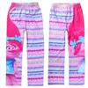 Trolls Girls Cartoon Print Long Pants With Polyester Fabric For Daily Playwear