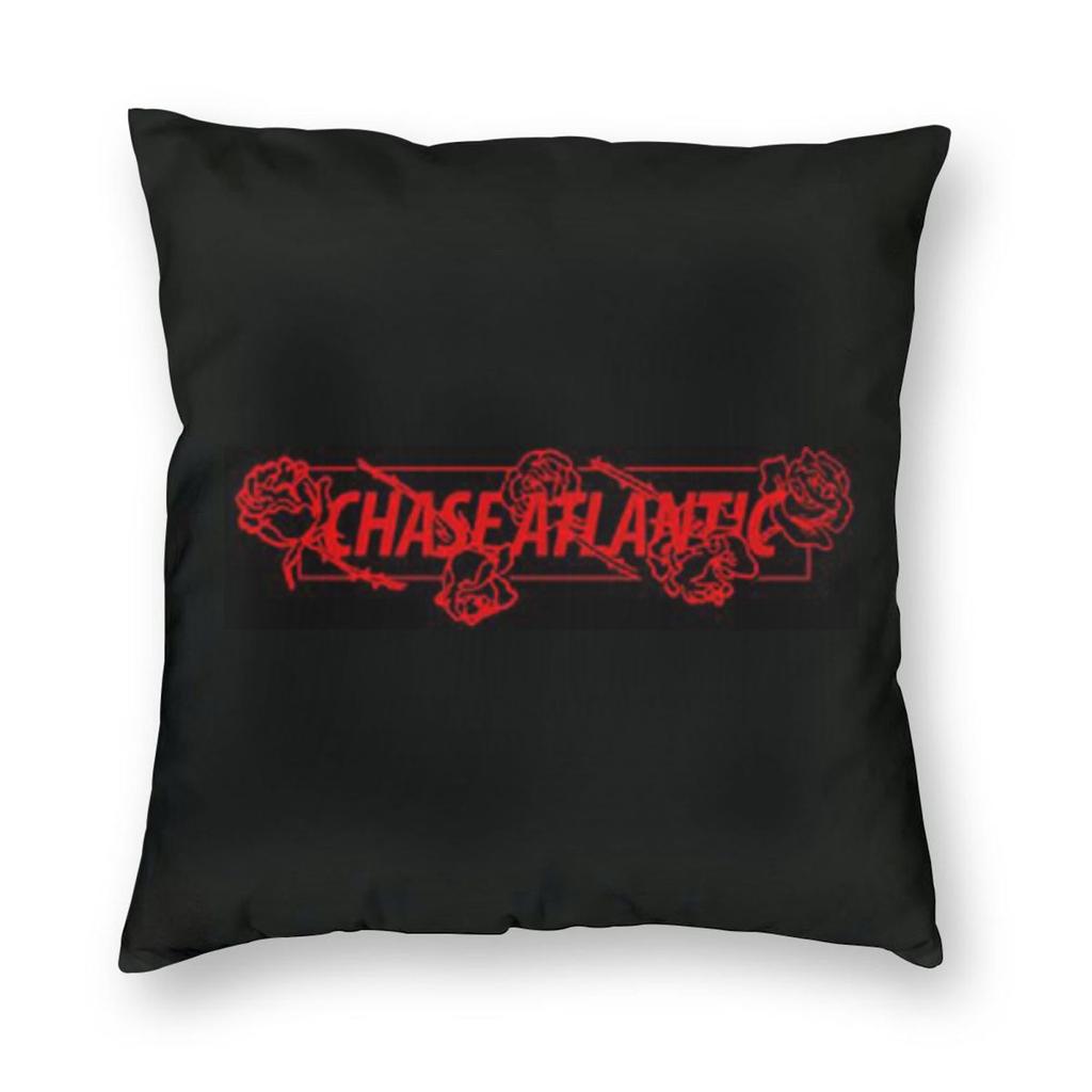 Chase Atlantic Rose Logo Square Pillowcase Pillow Cover Cushion Throw Pillow for Home Sofa Living Room