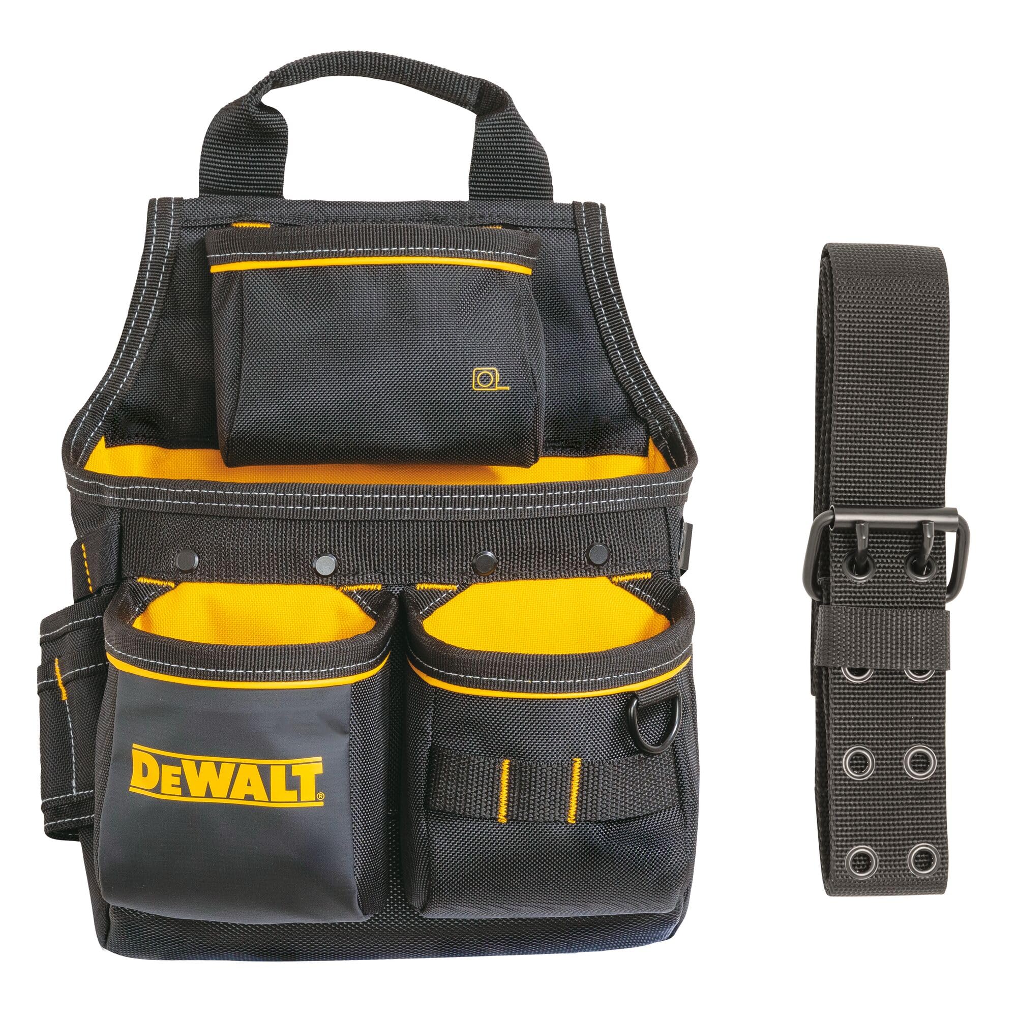 Поясная сумка для инструментов DEWALT, 13 карманов, Профессиональная, Компактная поясная сумка для инструментов (DWST540201)