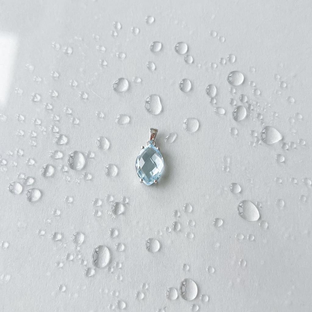 Серебряная подвеска с топазом 6.667ct (2152088)