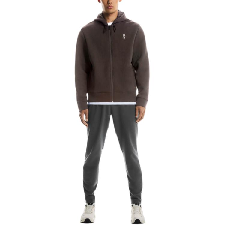 On Focus Tech Hooded Zip Knit Sports Jacket Men Jackets 1MF30300569