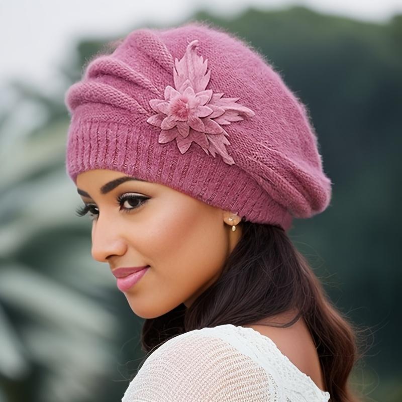 

Осенние и зимние шапки, детские шапки из кроличьей шерсти в иностранном стиле, для мам среднего возраста, плюшевые и утолщенные средства защиты ушей 55-60cm