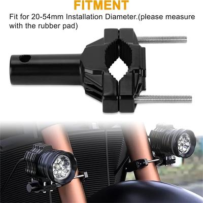 Universal Motorcycle Headlight Bracket Modified Bumper Auxiliary Lights Bracket Spotlight Extension Pole Frame Moto Accessories
