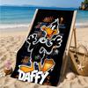 Tazma-nian Devil Spray Art Beach Towel, Super Soft Microfiber, Perfect Gift for Her/Him, Birthday, for Pool, Beach, Travel, Decor Beach Party