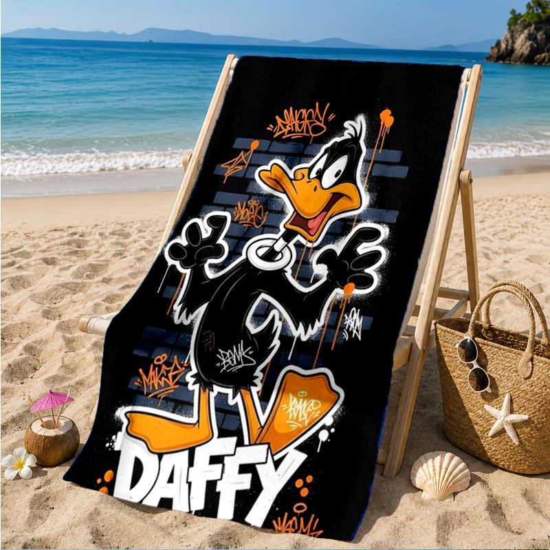 Tazma-nian Devil Spray Art Beach Towel, Super Soft Microfiber, Perfect Gift for Her/Him, Birthday, for Pool, Beach, Travel, Decor Beach Party