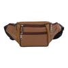 Fashion Men Genuine Leather Waist Packs Men Organizer Travel Waist Pack Necessity Waist Belt Mobile Phone Bag