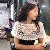 Elegant Fake Collar Retro Lace Neckline Shirt Cover Lace Cover Up Tops  Women