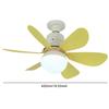 E27 Socket Fan LED Light E27 Base 42cm Modern LED Ceiling Fan Remote Control Chandelier Ceiling Fan 3 Speeds for Bedroom Kitchen