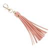 Handmade Tassels Keychain Bag Charm Stylish PU Leather Tassels Keychain Pendant With Metal Rings For Secure Attachment
