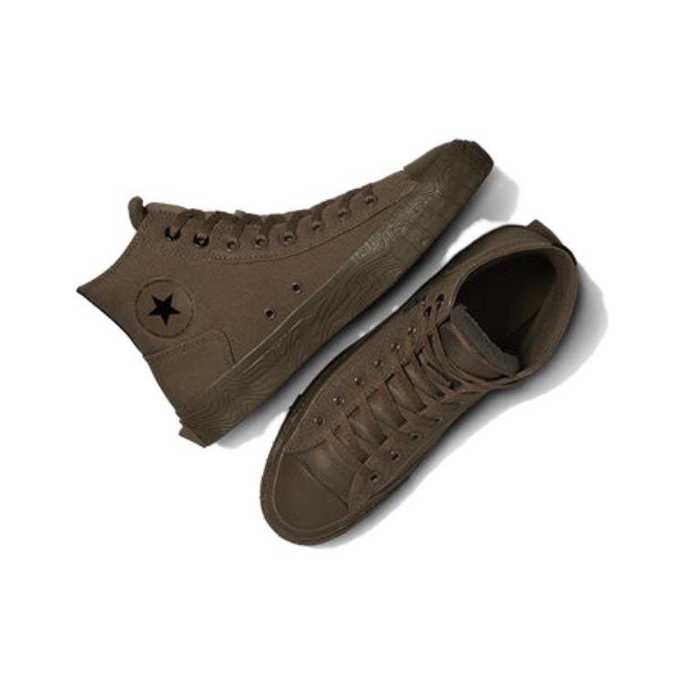 Converse Chuck Taylor All Star Comfortable Versatile Durable Breathable Shock Absorbing High Top Canvas Shoes Unisex Sneakers Brown A05587C