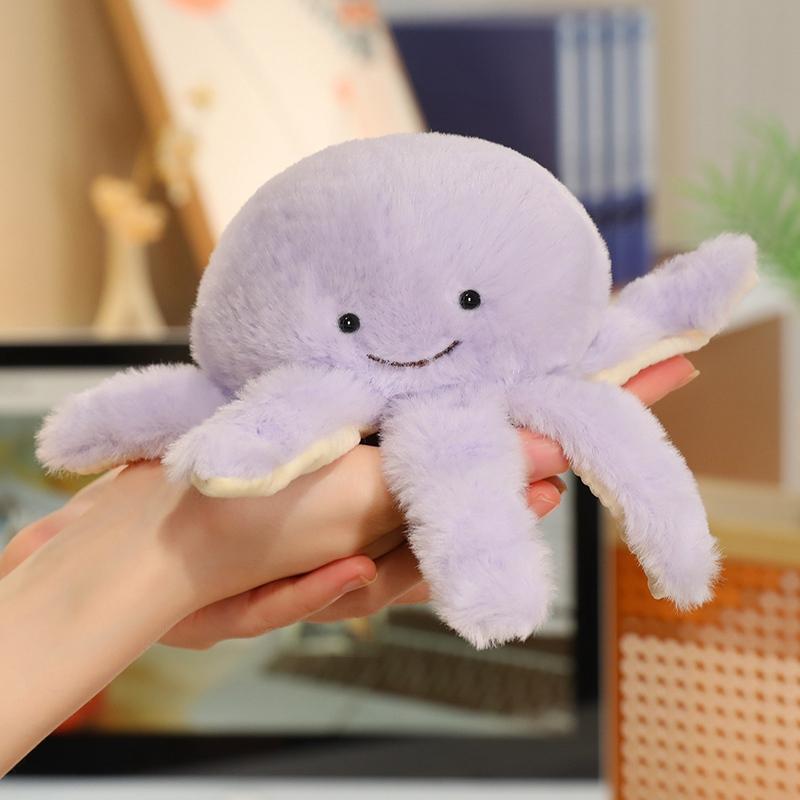 16Cm Ocean Animal Plush Toy Stuffed Cute Octopus Starfish Clown Fish Sea Horse Whale Home Decor Gift