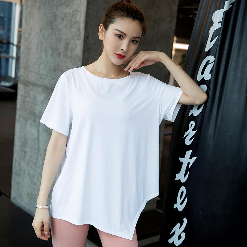 Women s Plus Size Quick-Dry Loose Sport T-shirt - Breathable Maternity Yoga Cover-up Medium
